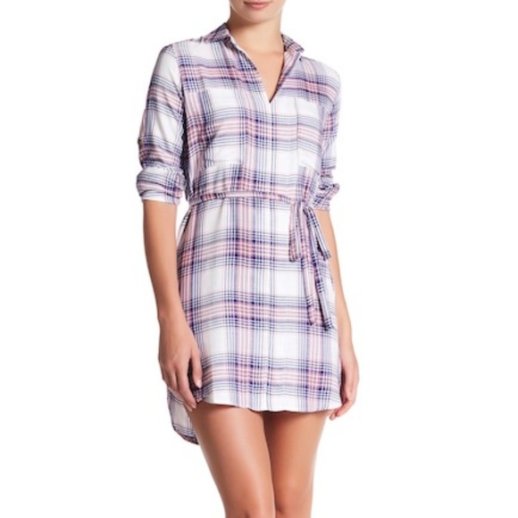 C&C California Dresses & Skirts - ✨HP✨C&C California Sasha Plaid Shirt Dress